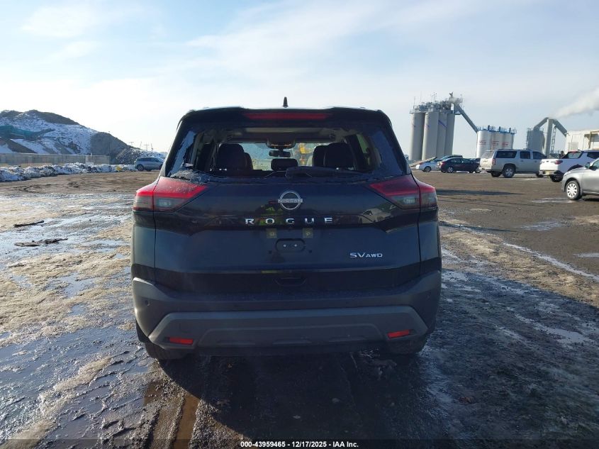 2023 Nissan Rogue Sv Intelligent Awd VIN: JN8BT3BB5PW498210 Lot: 43959465