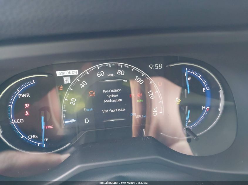 2024 Toyota Rav4 Hybrid Xle VIN: 2T3RWRFVXRW240016 Lot: 43959468