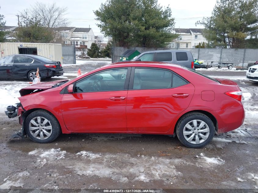 2015 Toyota Corolla Le VIN: 2T1BURHE5FC315800 Lot: 43959473