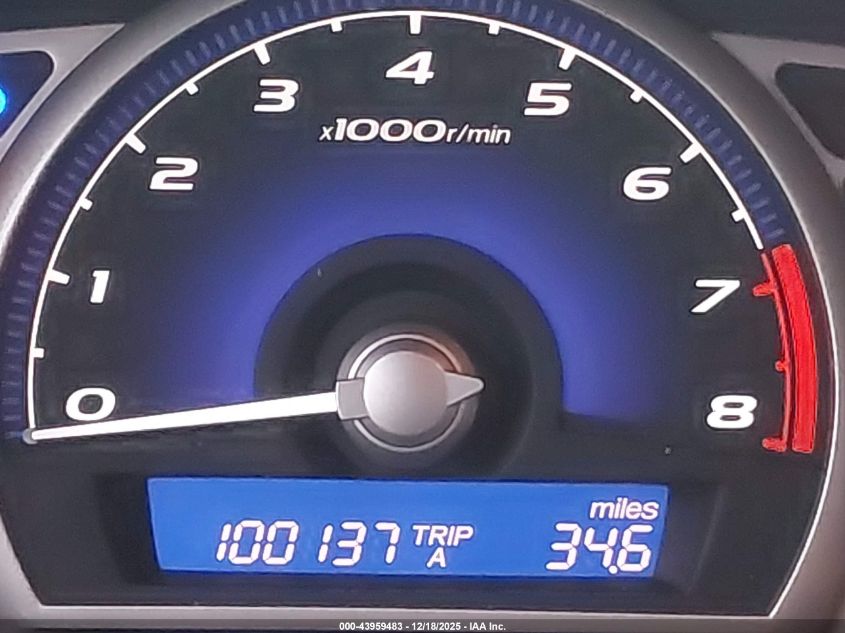 2008 Honda Civic Ex VIN: 1HGFA16868L001398 Lot: 43959483