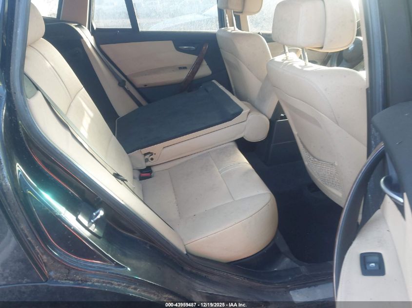 2008 BMW X3 3.0Si VIN: WBXPC934X8WJ07416 Lot: 43959487