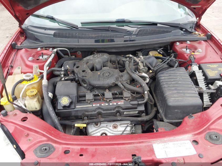 2002 Chrysler Sebring Lxi VIN: 1C3EL55R22N106557 Lot: 43959495