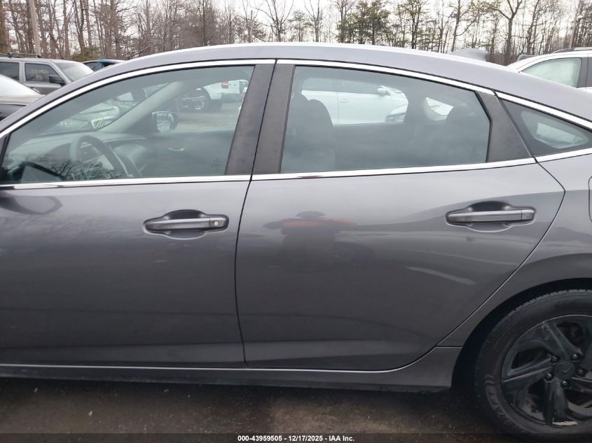 2021 Honda Insight Ex VIN: 19XZE4F59ME010705 Lot: 43959505