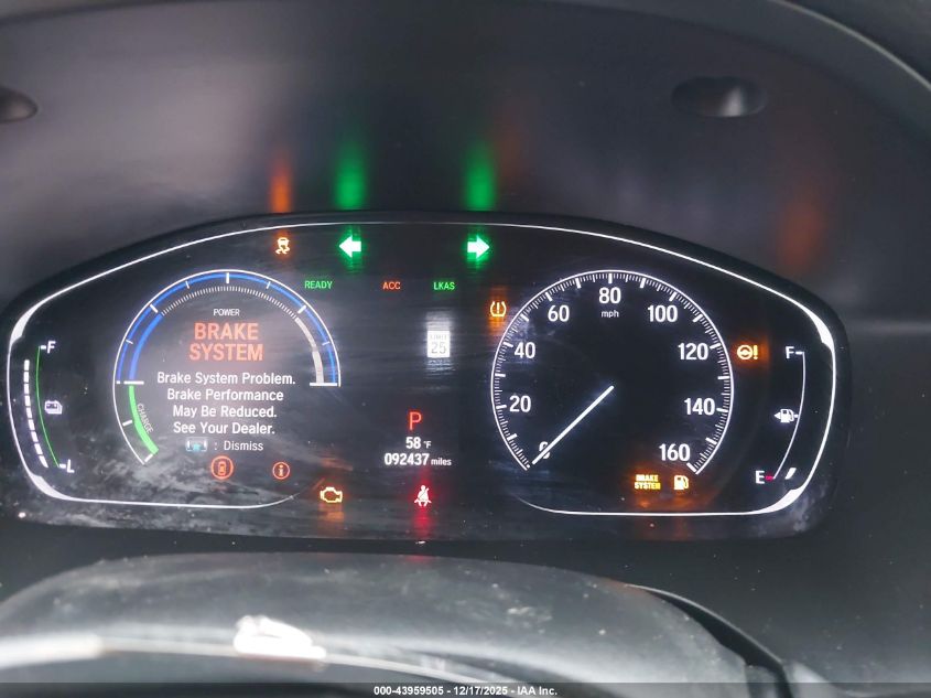 2021 Honda Insight Ex VIN: 19XZE4F59ME010705 Lot: 43959505