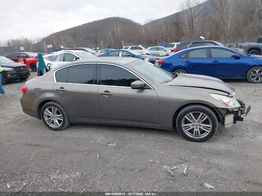 2012 Infiniti G37 Journey VIN: JN1CV6APXCM627446 Lot: 43959513
