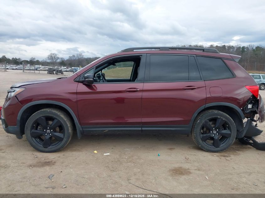 2020 Honda Passport Awd Elite VIN: 5FNYF8H07LB011684 Lot: 43959523