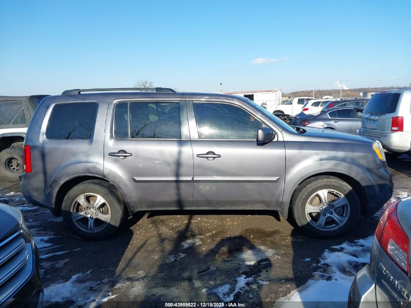 2014 Honda Pilot Ex-L VIN: 5FNYF4H52EB033857 Lot: 43959522