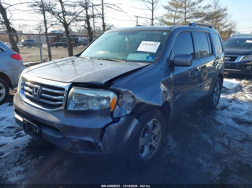 2014 Honda Pilot Ex-L 5FNYF4H52EB033857 photo 1