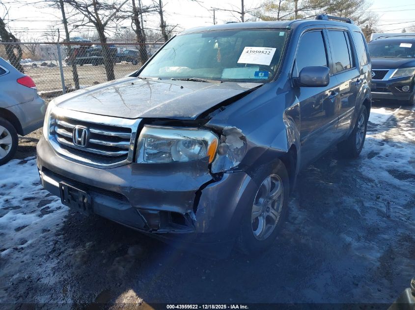 2014 Honda Pilot Ex-L VIN: 5FNYF4H52EB033857 Lot: 43959522