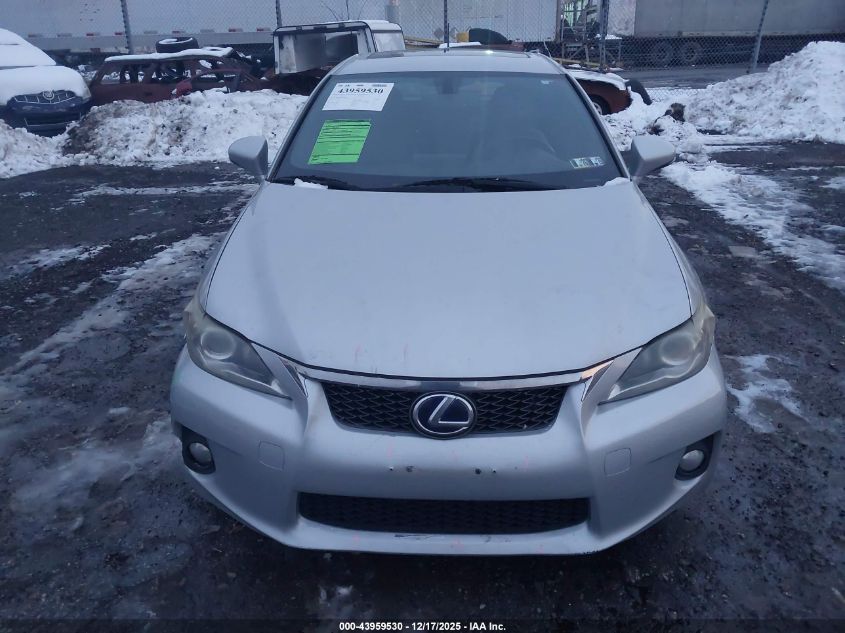 2012 Lexus Ct 200H Premium VIN: JTHKD5BH5C2082943 Lot: 43959530