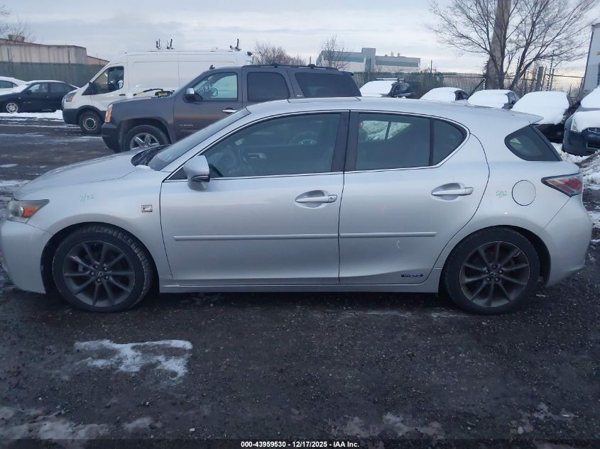 2012 Lexus Ct 200H Premium VIN: JTHKD5BH5C2082943 Lot: 43959530