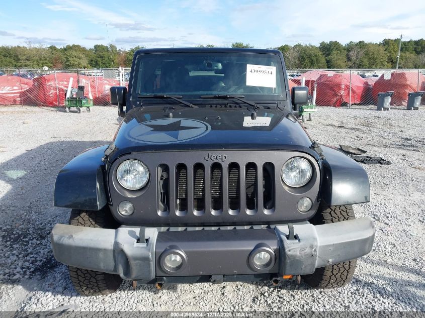 2016 Jeep Wrangler Unlimited Freedom VIN: 1C4BJWDG9GL181530 Lot: 43959534
