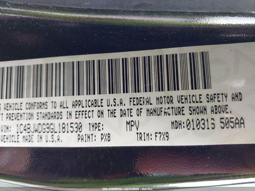 2016 Jeep Wrangler Unlimited Freedom VIN: 1C4BJWDG9GL181530 Lot: 43959534