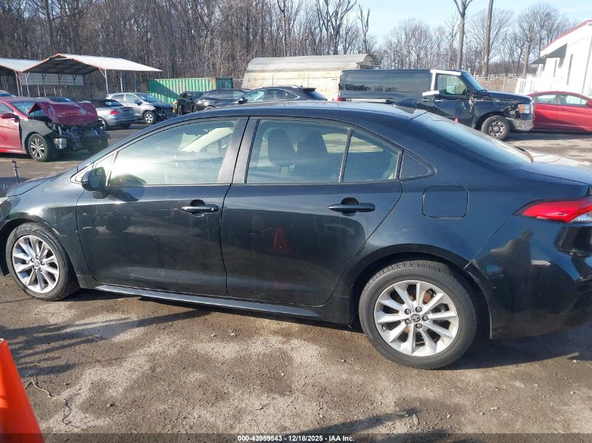 2021 Toyota Corolla Le VIN: JTDVPMAE4MJ161535 Lot: 43959543