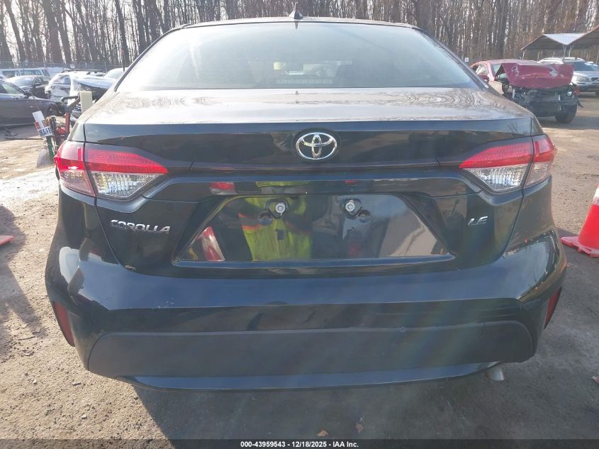 2021 Toyota Corolla Le VIN: JTDVPMAE4MJ161535 Lot: 43959543