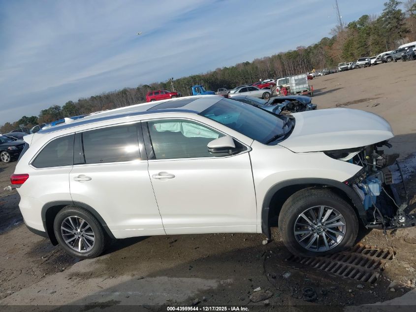 2018 Toyota Highlander Xle VIN: 5TDJZRFH6JS545016 Lot: 43959544