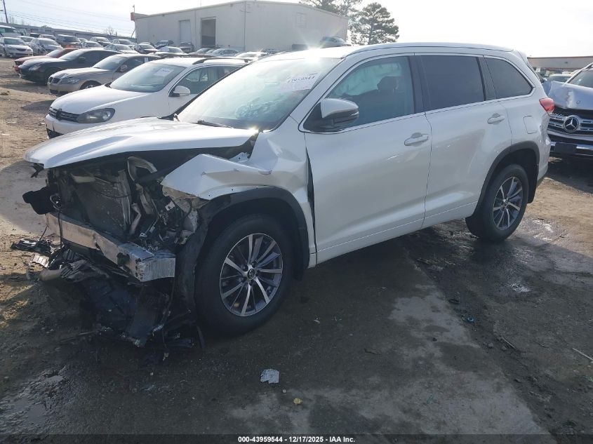 2018 Toyota Highlander Xle VIN: 5TDJZRFH6JS545016 Lot: 43959544