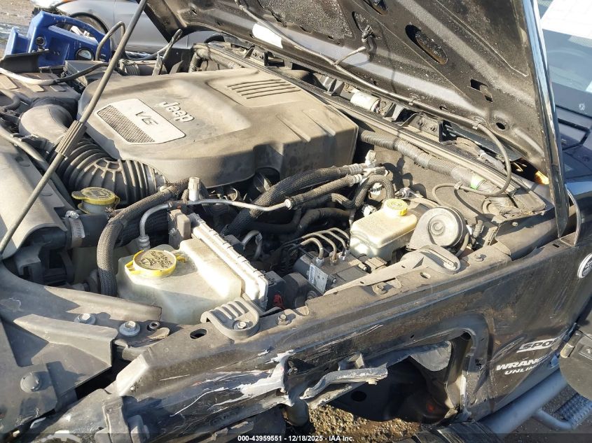 2017 Jeep Wrangler Unlimited Sport 4X4 VIN: 1C4BJWDG6HL550054 Lot: 43959551