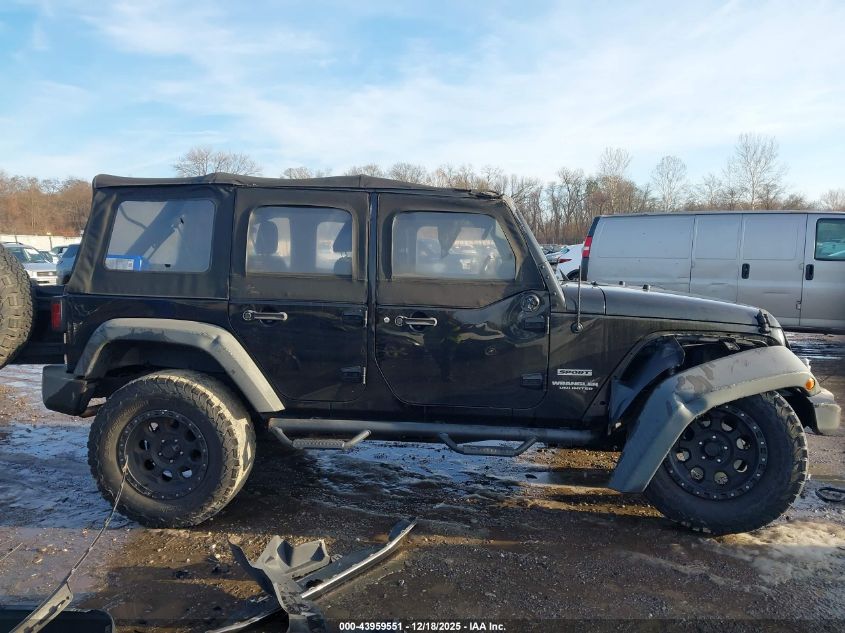 2017 Jeep Wrangler Unlimited Sport 4X4 VIN: 1C4BJWDG6HL550054 Lot: 43959551