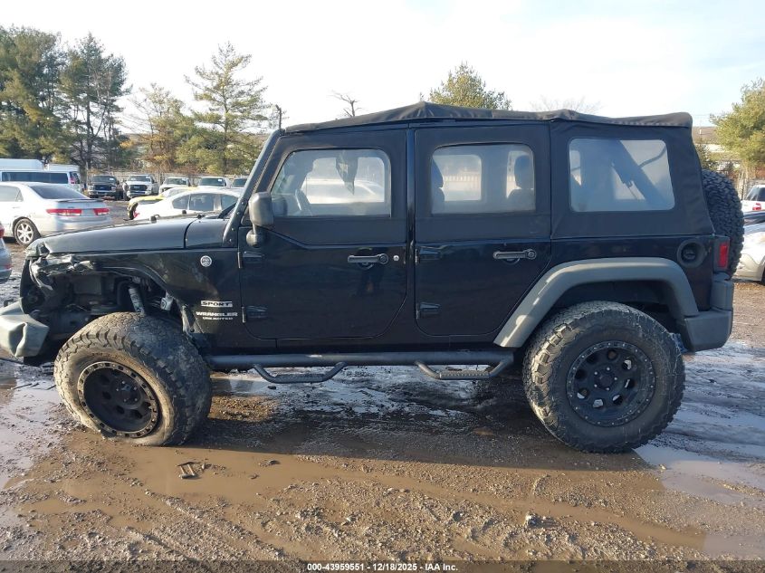 2017 Jeep Wrangler Unlimited Sport 4X4 VIN: 1C4BJWDG6HL550054 Lot: 43959551