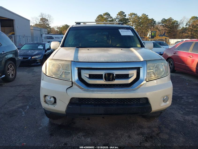 2011 Honda Pilot Touring VIN: 5FNYF4H99BB005861 Lot: 43959552