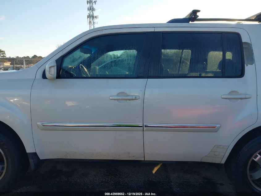 2011 Honda Pilot Touring VIN: 5FNYF4H99BB005861 Lot: 43959552