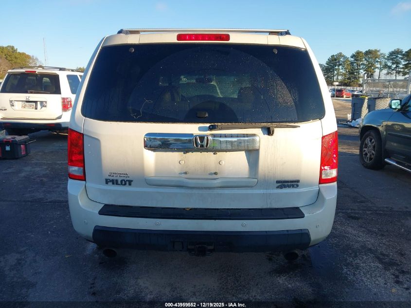 2011 Honda Pilot Touring VIN: 5FNYF4H99BB005861 Lot: 43959552