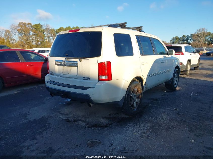 2011 Honda Pilot Touring VIN: 5FNYF4H99BB005861 Lot: 43959552
