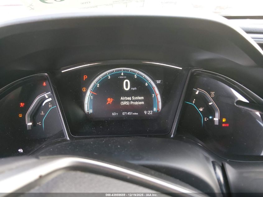 2018 Honda Civic Ex-L VIN: SHHFK7H79JU233410 Lot: 43959559