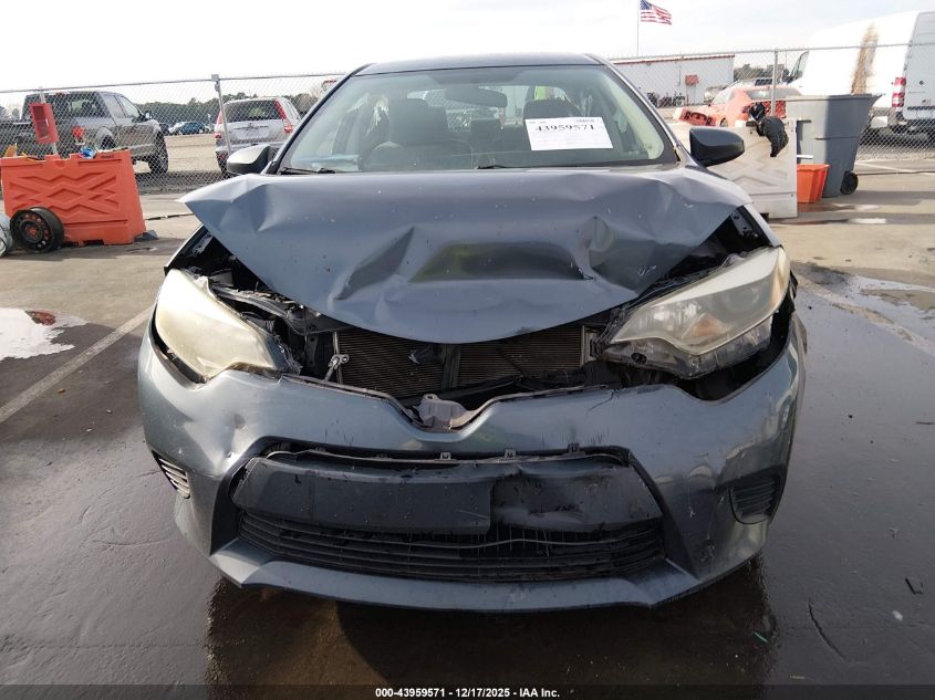 2014 Toyota Corolla Le VIN: 2T1BURHE6EC123980 Lot: 43959571