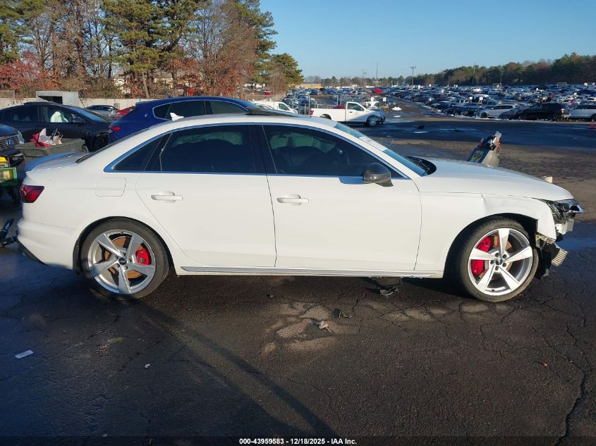 2020 Audi S4 Premium Plus Tfsi Quattro Tiptronic VIN: WAUB4AF46LA050670 Lot: 43959583