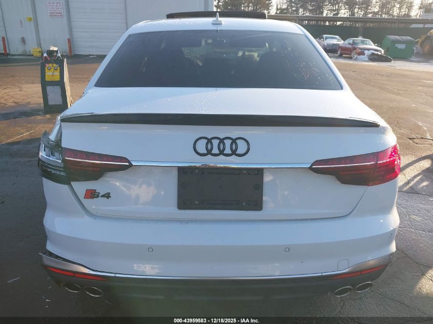 2020 Audi S4 Premium Plus Tfsi Quattro Tiptronic VIN: WAUB4AF46LA050670 Lot: 43959583