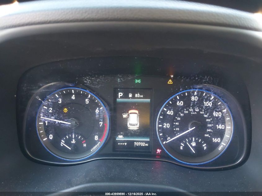 2021 Hyundai Kona Se VIN: KM8K1CAA1MU710985 Lot: 43959590