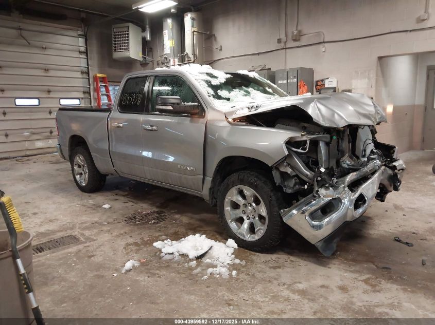 2020 Ram 1500 Big Horn 4X4 6'4 Box VIN: 1C6SRFBT2LN215421 Lot: 43959592