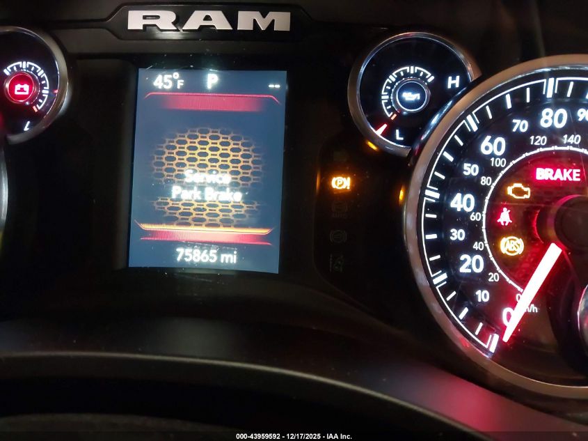 2020 Ram 1500 Big Horn 4X4 6'4 Box VIN: 1C6SRFBT2LN215421 Lot: 43959592