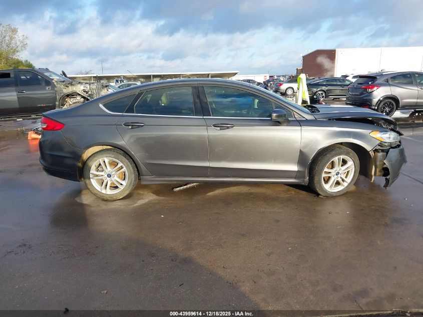 2018 Ford Fusion Se VIN: 3FA6P0H70JR109654 Lot: 43959614