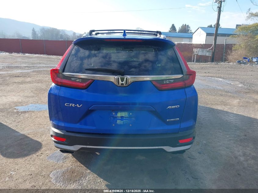 2020 Honda Cr-V Awd Touring VIN: 7FARW2H90LE001423 Lot: 43959620