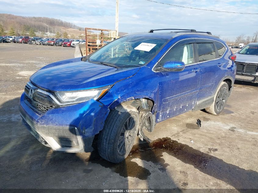 2020 Honda Cr-V Awd Touring VIN: 7FARW2H90LE001423 Lot: 43959620