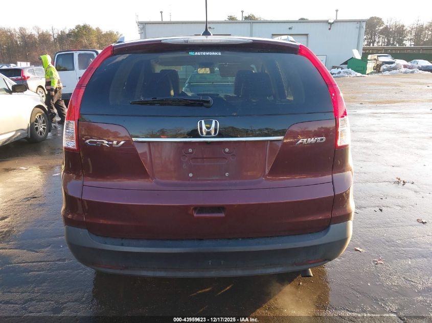 2012 Honda Cr-V Ex-L VIN: 5J6RM4H79CL071537 Lot: 43959623