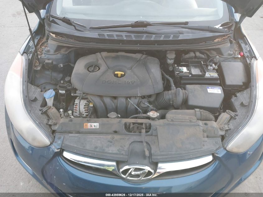 2013 Hyundai Elantra Gls VIN: KMHDH4AE7DU966836 Lot: 43959626