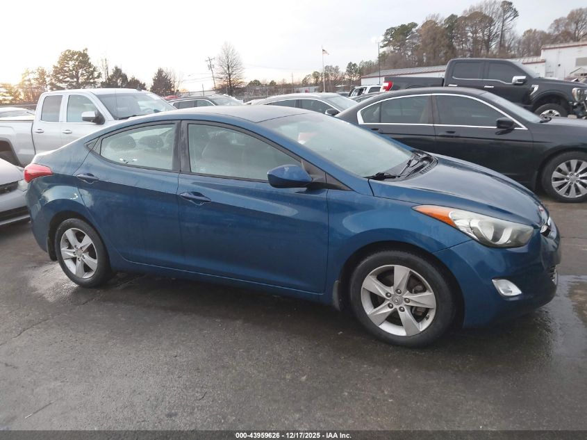2013 Hyundai Elantra Gls VIN: KMHDH4AE7DU966836 Lot: 43959626
