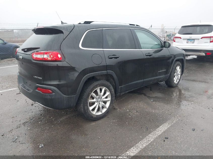 2015 Jeep Cherokee Limited VIN: 1C4PJMDB4FW779570 Lot: 43959630