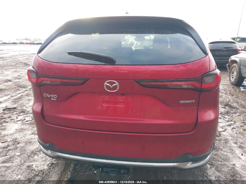 2024 Mazda Cx-90 3.3 Turbo Premium VIN: JM3KKDHD6R1121826 Lot: 43959631