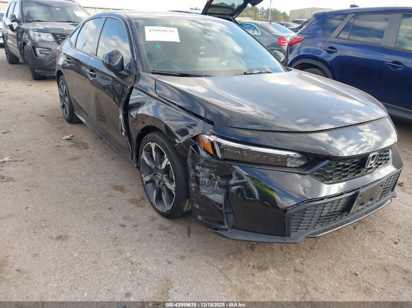 2025 Honda Civic Hybrid Sport/Sport Touring VIN: 2HGFE4F81SH323201 Lot: 43959639