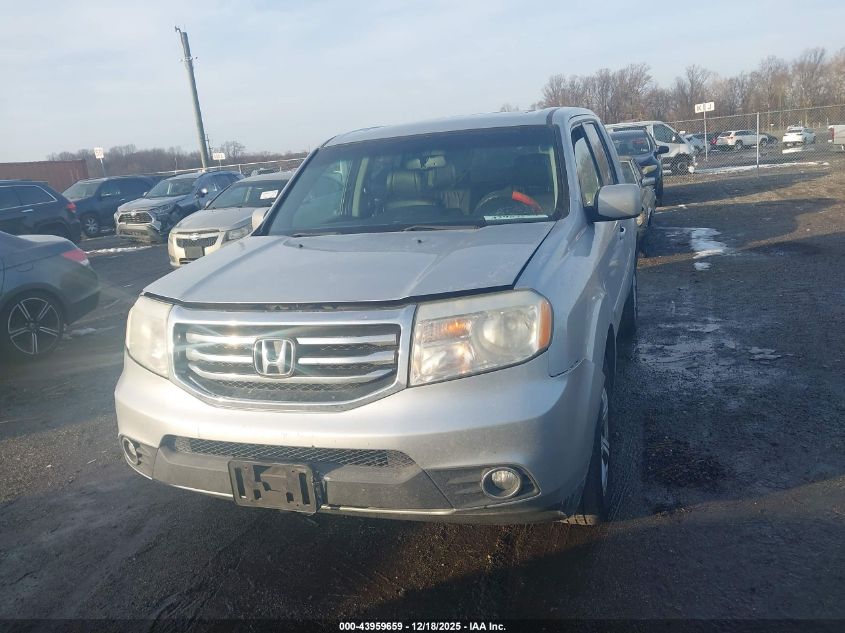 2012 Honda Pilot Ex-L VIN: 5FNYF4H52CB080805 Lot: 43959659