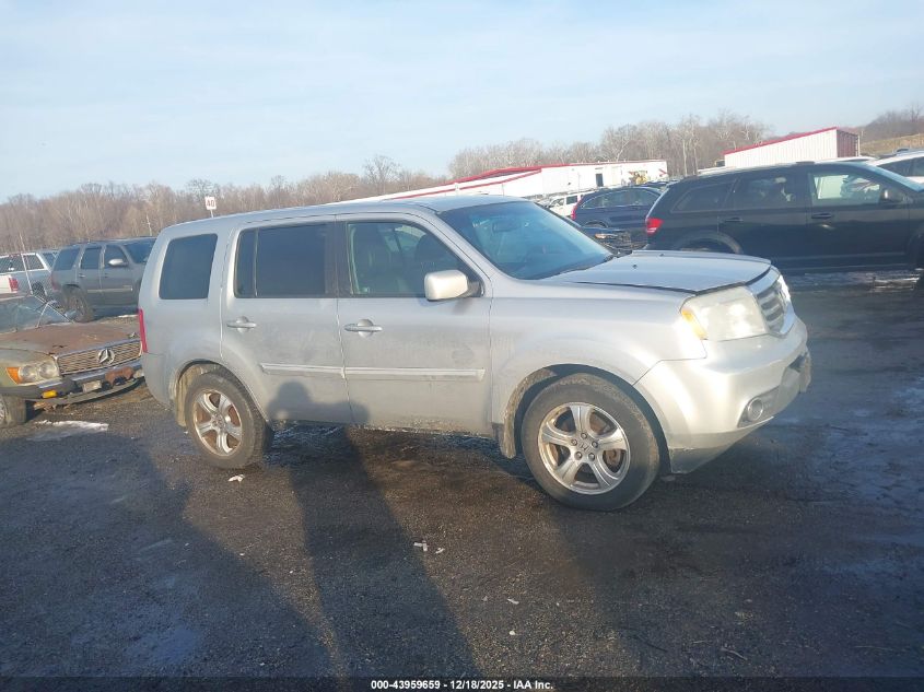 2012 Honda Pilot Ex-L VIN: 5FNYF4H52CB080805 Lot: 43959659