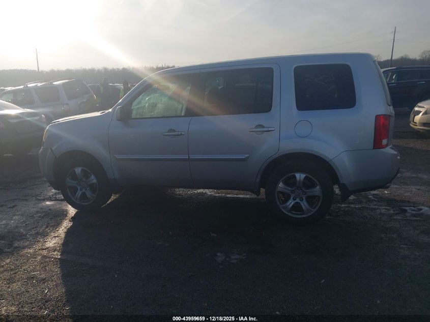 2012 Honda Pilot Ex-L VIN: 5FNYF4H52CB080805 Lot: 43959659