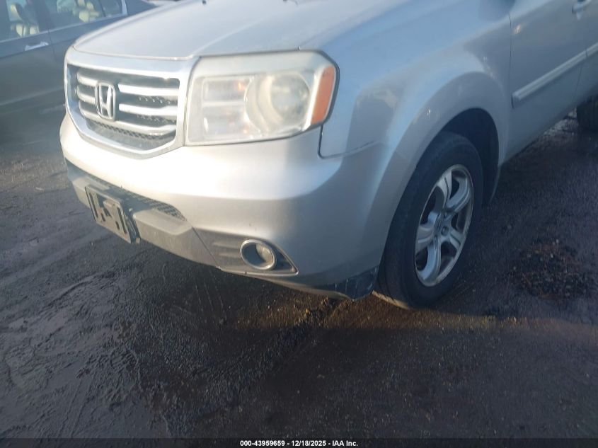 2012 Honda Pilot Ex-L VIN: 5FNYF4H52CB080805 Lot: 43959659