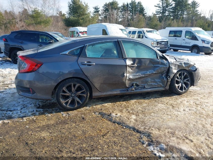 2019 Honda Civic Sport VIN: 2HGFC2F80KH547196 Lot: 43959667