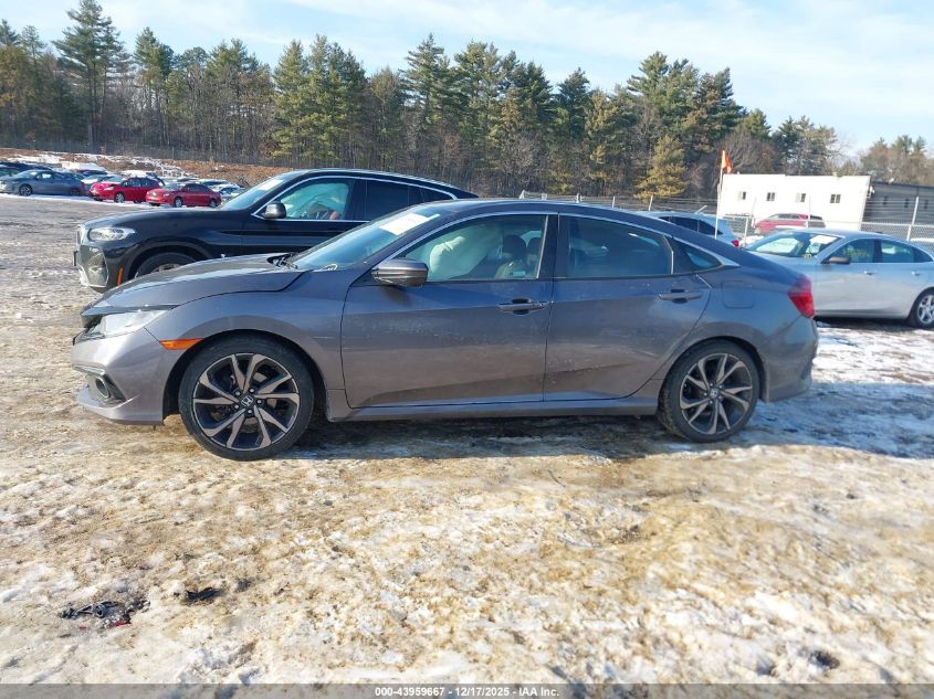 2019 Honda Civic Sport VIN: 2HGFC2F80KH547196 Lot: 43959667